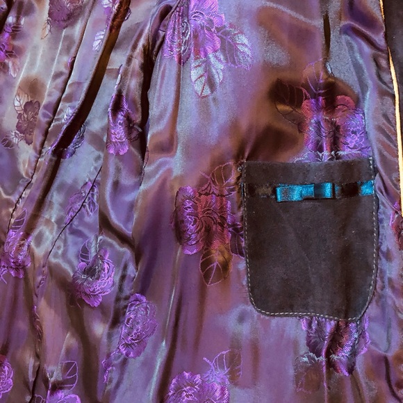 Vintage Danier Purple Suede Leather Jacket - Picture 15 of 16